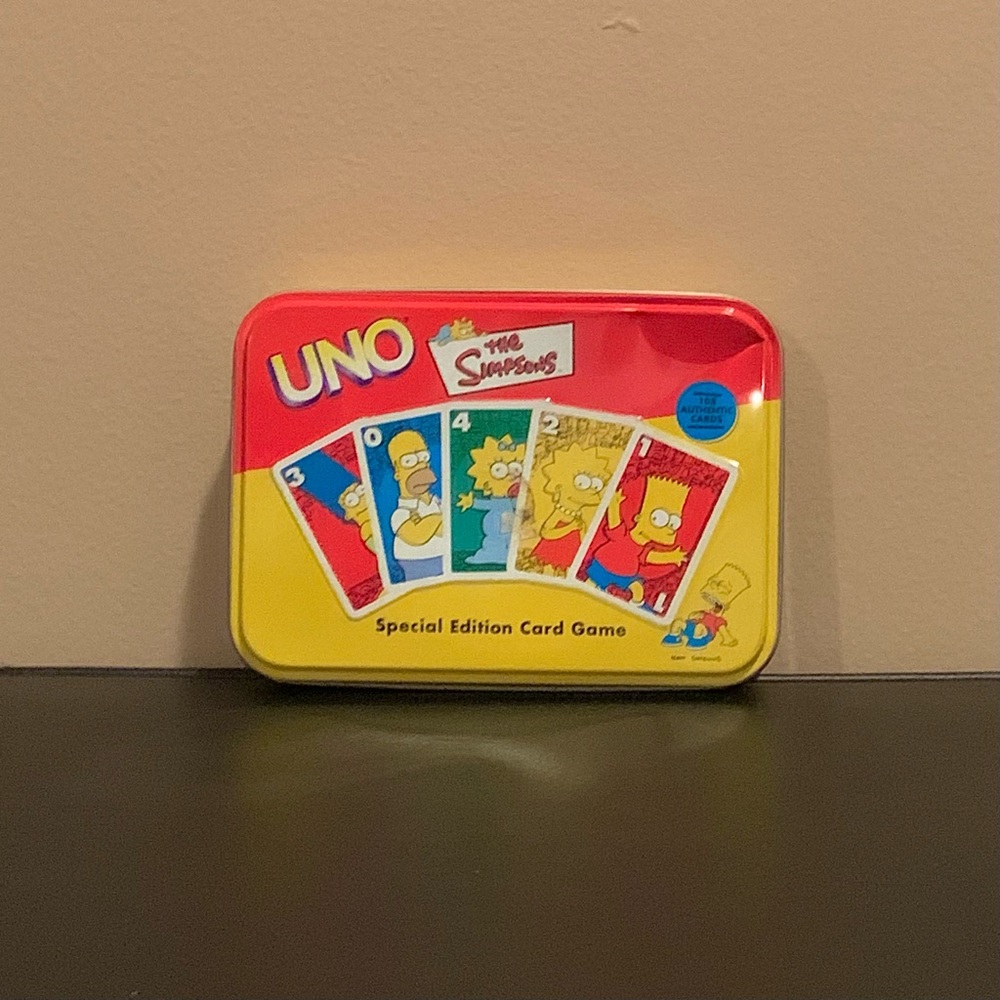 Special Edition Simpson Uno Cards
